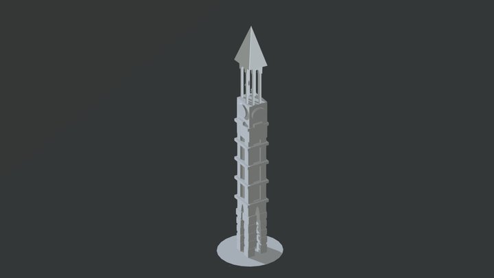 Purdue Bell Tower 3D Model