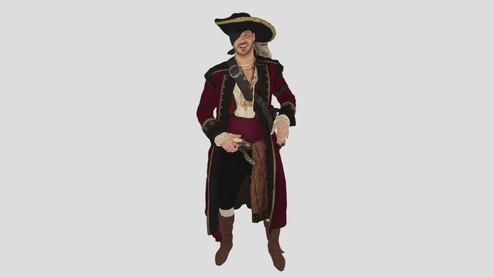 Captain Jack Sparrow 3D Model