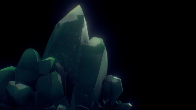 Emerald Crystal 3D Model