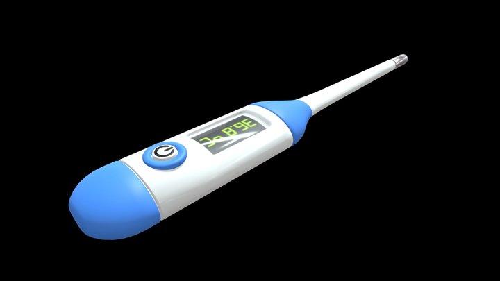 Digital thermometer 3D Model