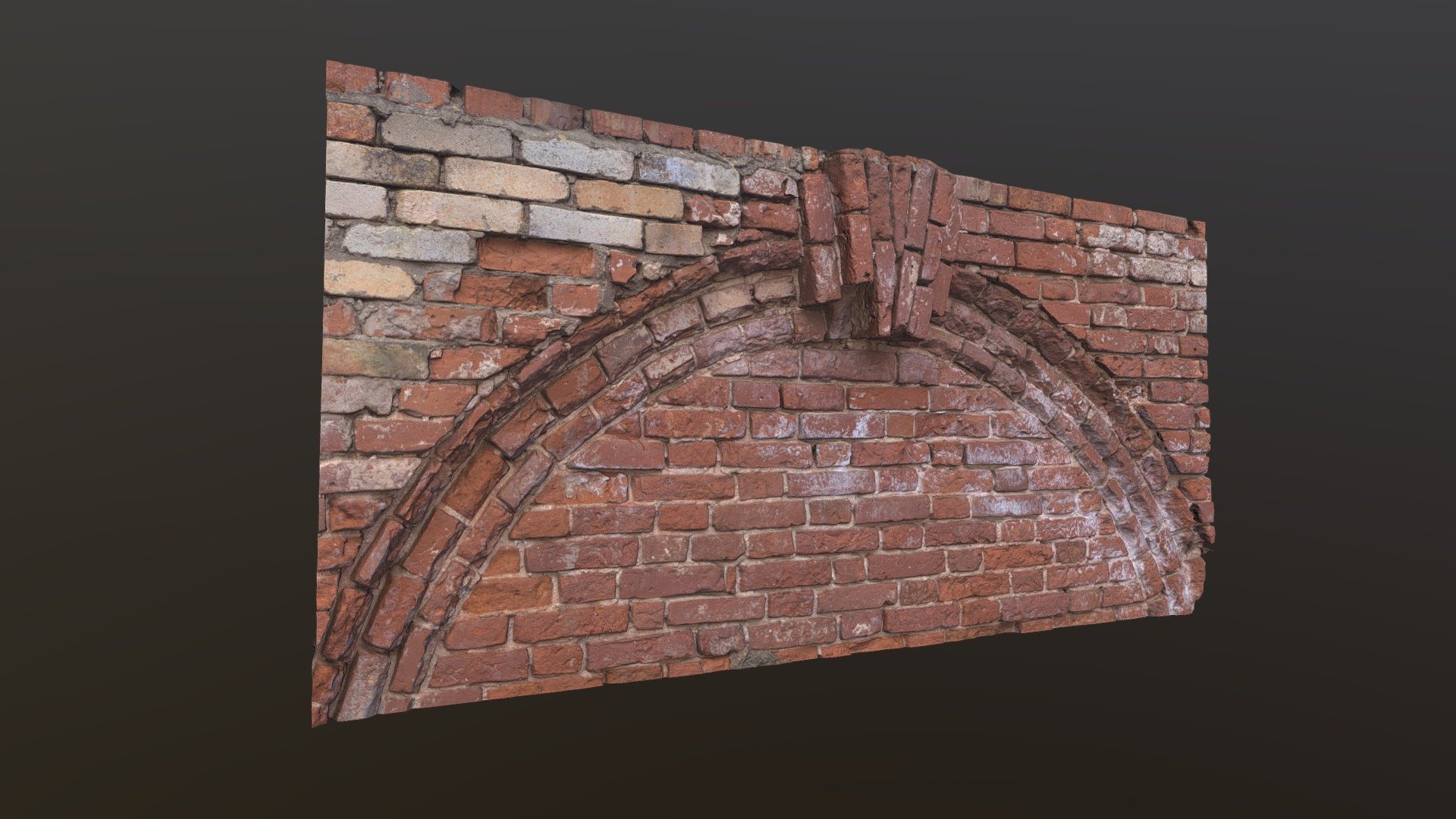 Red Brick Arc — Sketchfab embed 3D viewer