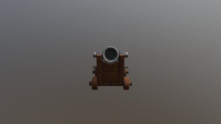 PIRATE CANNON 3D Model