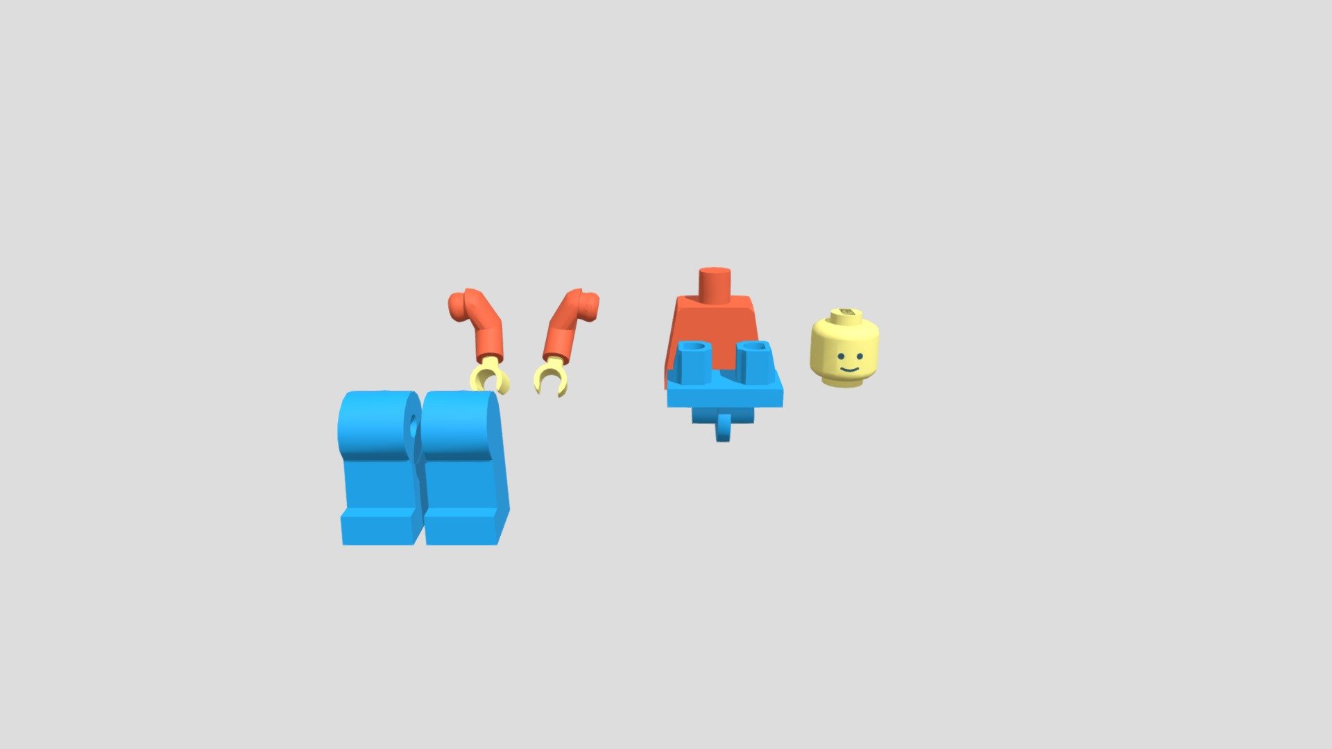 Lego minifigure - 3D model by pippoboudo [afd0ad5] - Sketchfab