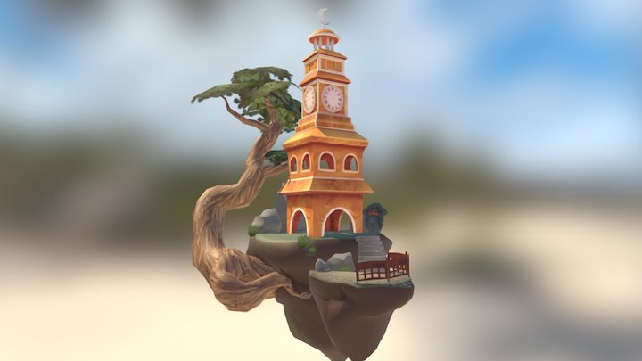 Guatemala Diorama 3D Model