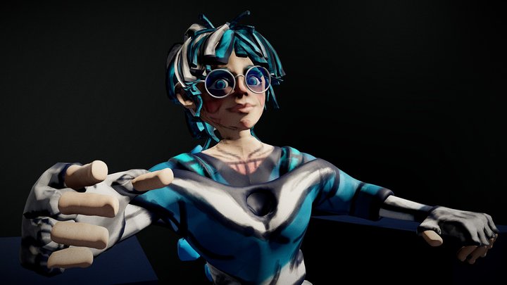 Godette 3D Model