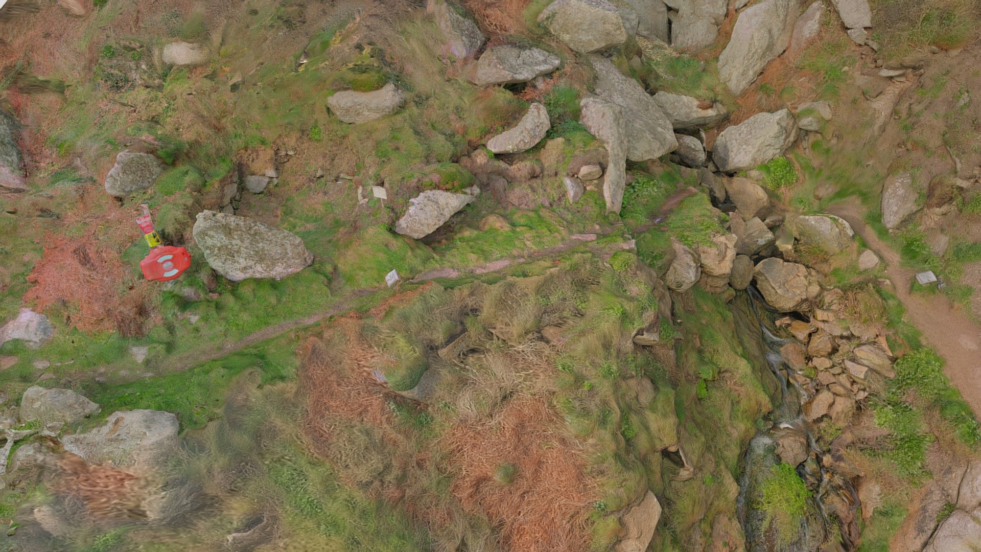 St Levan Chapel preexcavation 3D model by Penwith Landscape