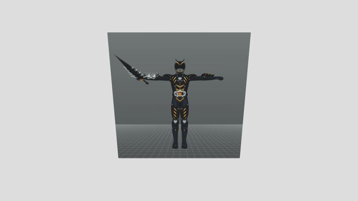 Kamen Rider Alternative 3d model 3D Model