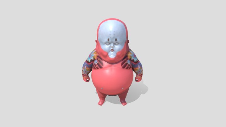 Fat Baby Botto 3D Model
