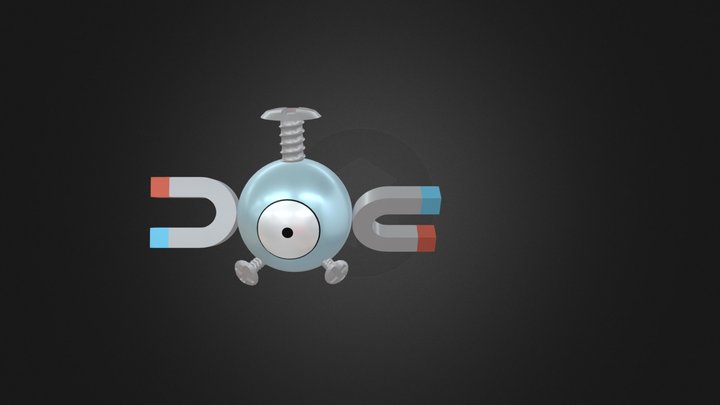 Pokémon #081: Magnemite 3D Model