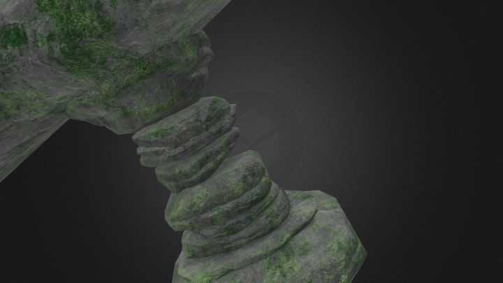 Rock Moss Practice 3D Model