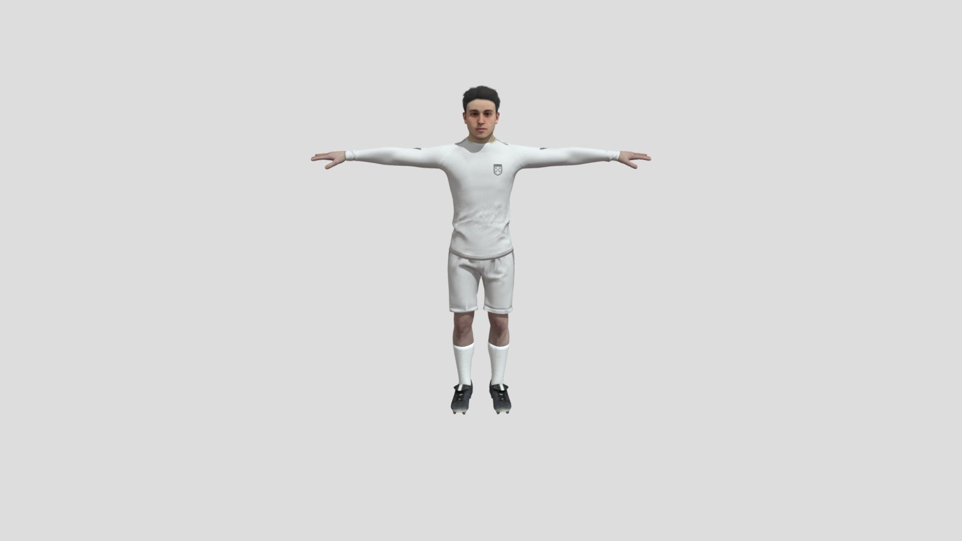 A footballer 3d model - Download Free 3D model by AP 3d models (@jeetu ...