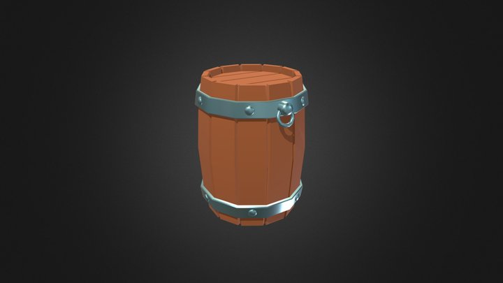 бочка 3D Model