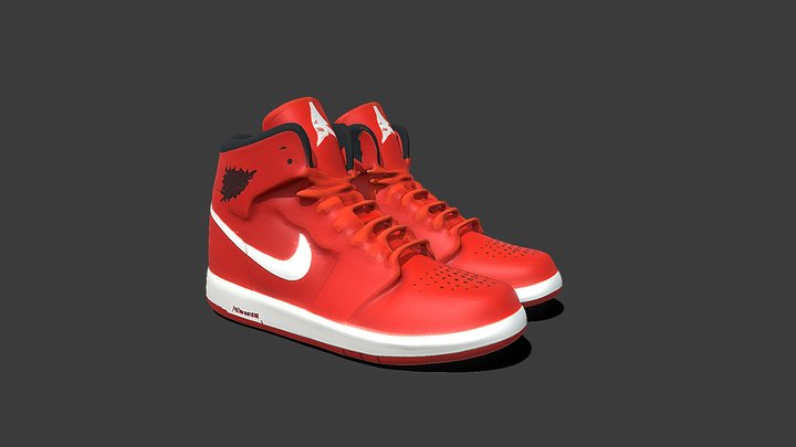 Nike Air Jordan 3D Model