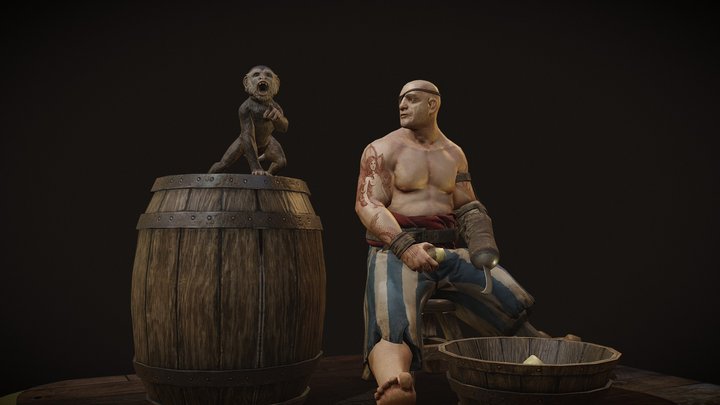 Pirate 3D Model