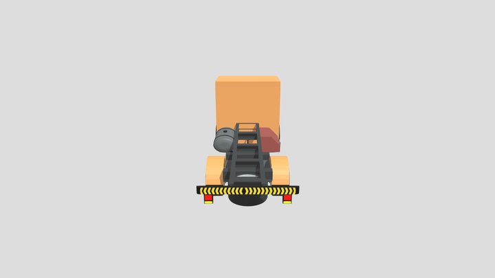 3D Truck Model (Open Chassis) 3D Model