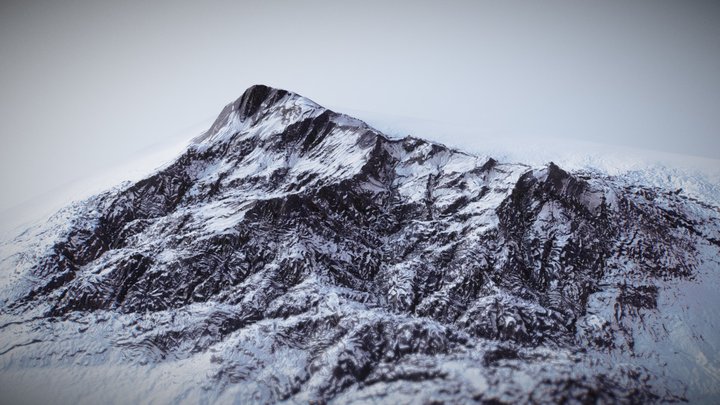 Brushify.io - Mountain 04 3D Model