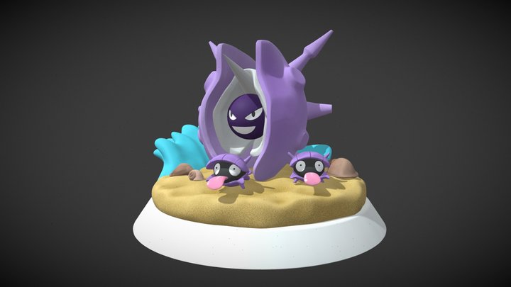 Cloyster 3D Model