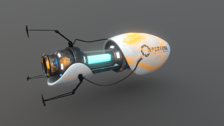Portal Gun Remake 3D Model