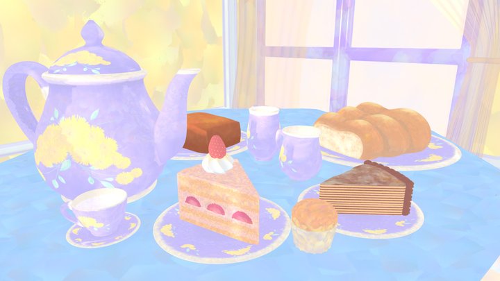 Fiesta de Té 3D Model