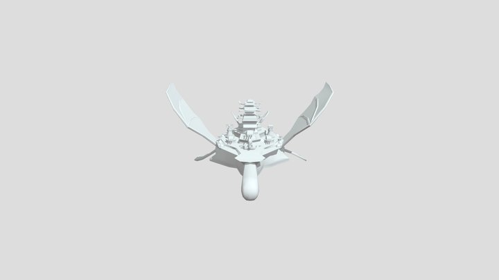 Halbird Cosmic Chaos Obj 3D Model
