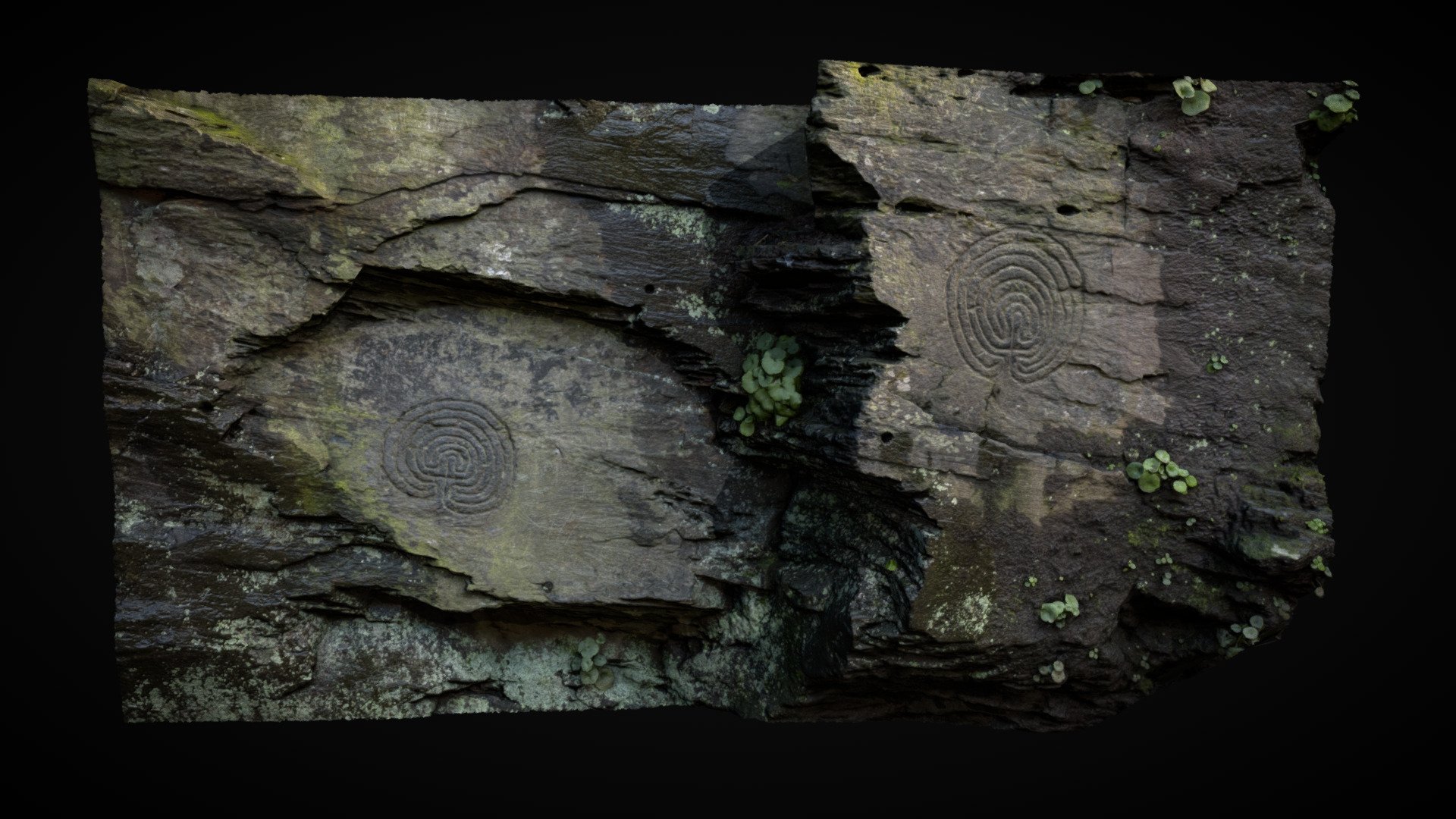 Rocky Valley - Labyrinth Carvings - Detail