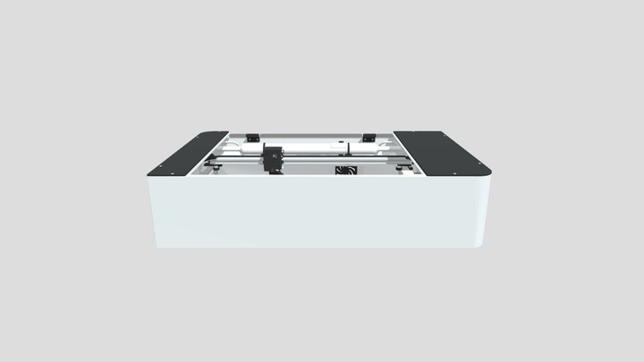 3D Full Laser CO2 60x40 3D Model