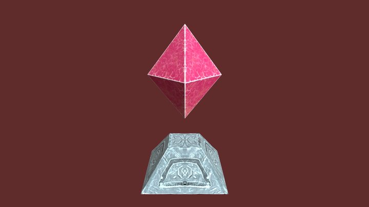 Anymated Crystal 3D Model