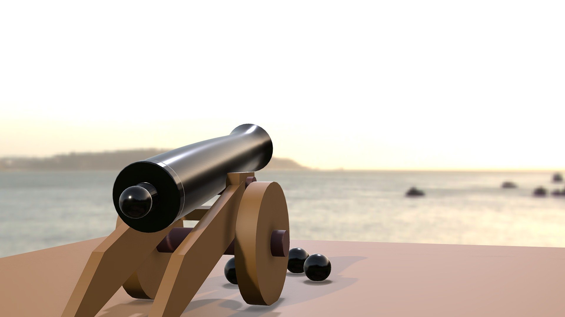 Lowpoly Cannon