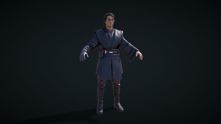 Star Wars Episode 3: Anakin Skywalker 3D Model