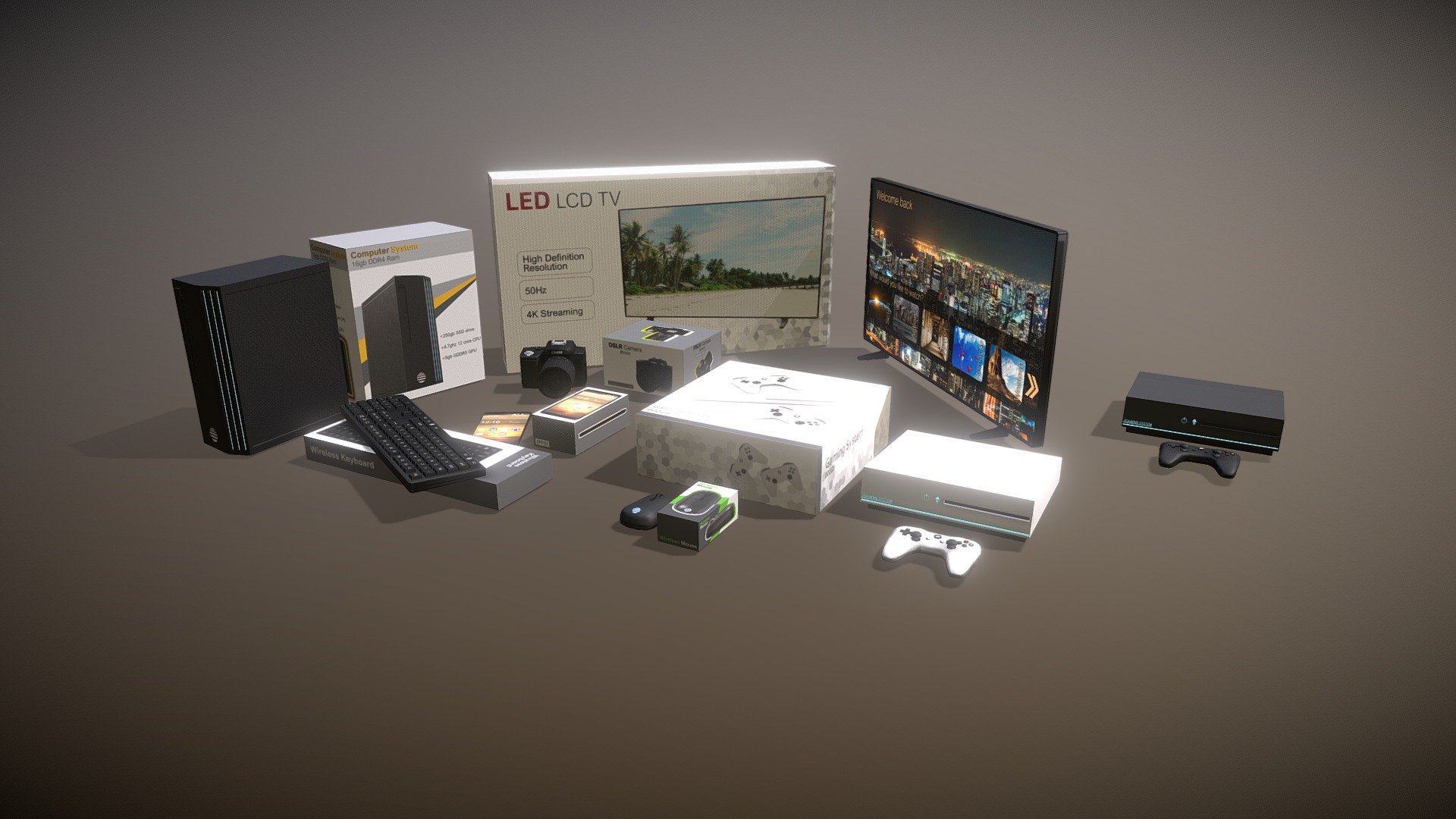 Electronic Props Pack | Game Ready Props - Download Free 3D model by ...