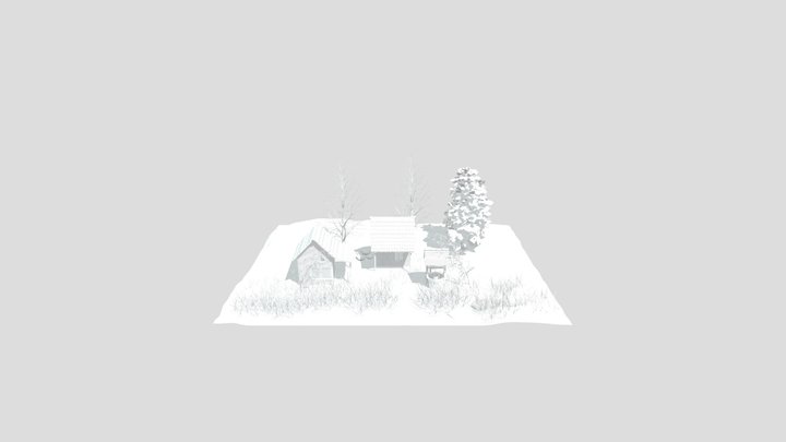 Abandoned Cottage 3D Model
