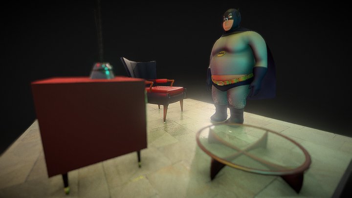 "Fatman"_Come_enemigos_Cartoon 3D Model
