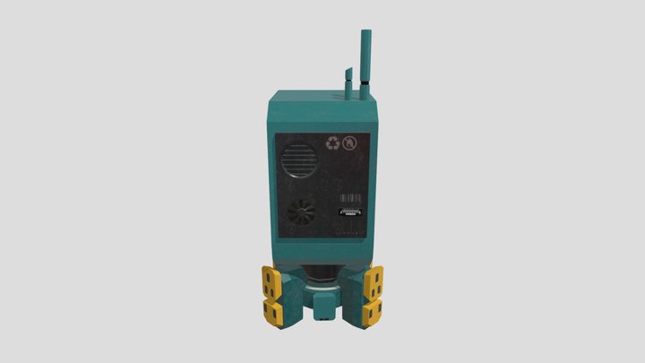 Retro Sci-Fi Machin 3D Model