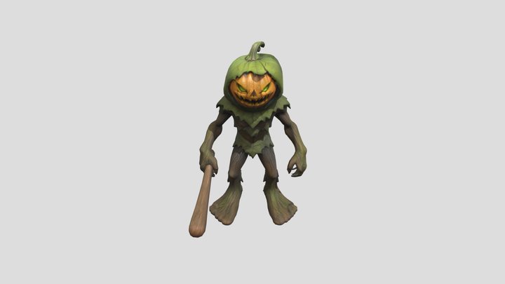 Pumpkin Stalker 3D Model