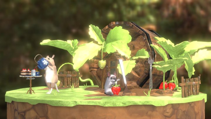 Mouse World!! 3D Model