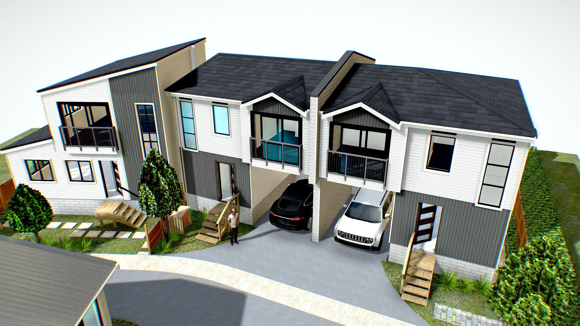 48 Convair Duplex and Standalone house — Sketchfab embed 3D viewer