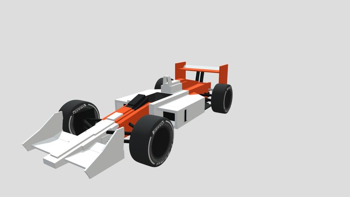 McLaren MP4/4 (revised) 3D Model