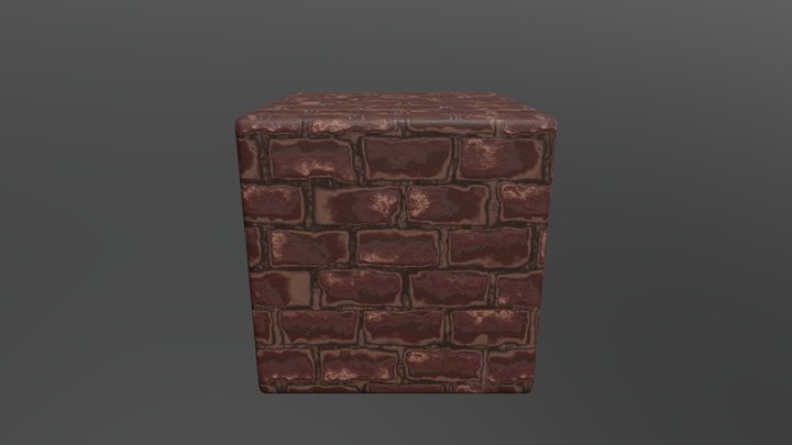 Brick Texture 3D Model