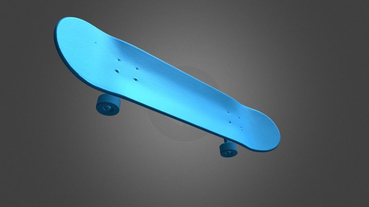 Skateboard Scanned by Revopoint MetroY – Free 3D Model STL