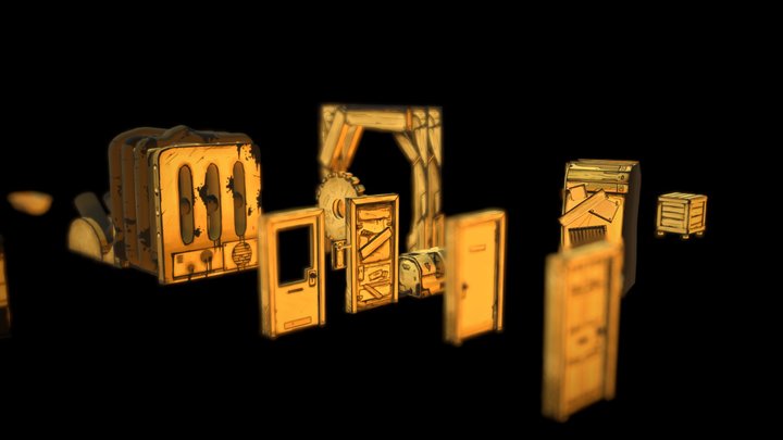 Bendy-and-the-ink-machine 3D models - Sketchfab