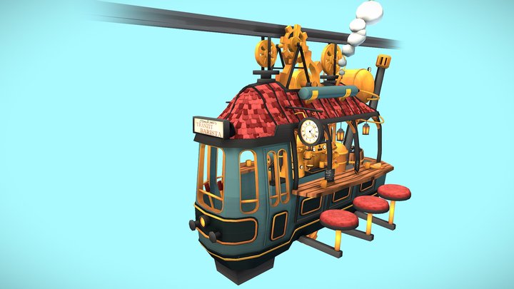 DAE Bazaar - Tranzit Barista 3D Model