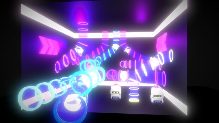 M - O - Spaceship trnasport tube system 3D Model