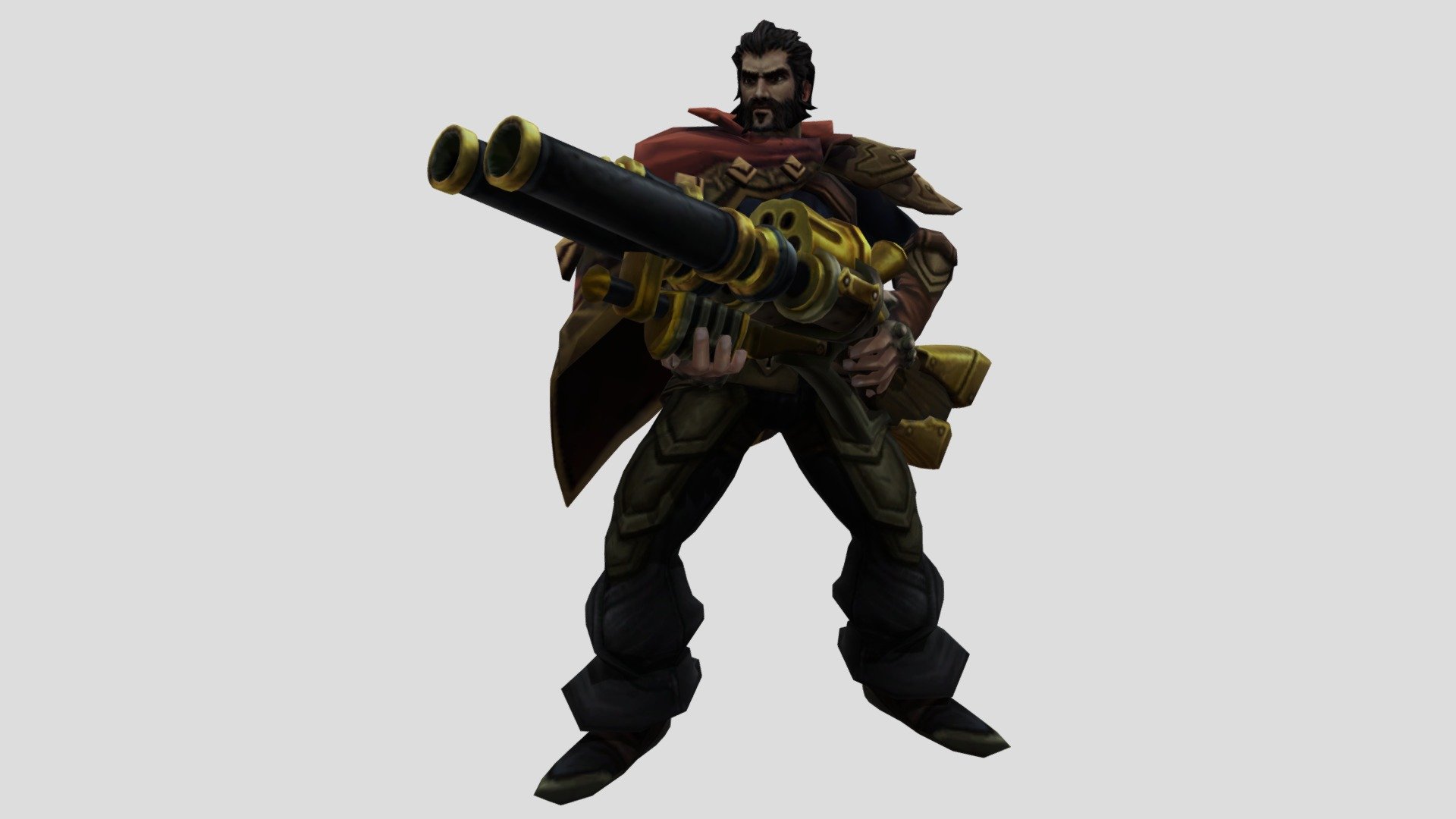 Graves (League Of Legends Character) - Download Free 3D Model By ...