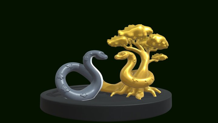 Twin Serpents and the Golden Tree