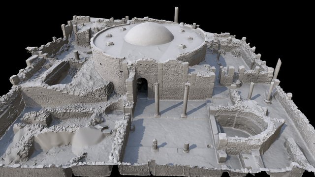 Baptistry, Djémila, Algeria 3D Model