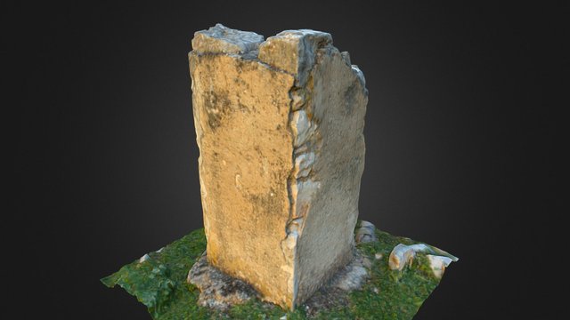 Pilar en ruinas 3D Model