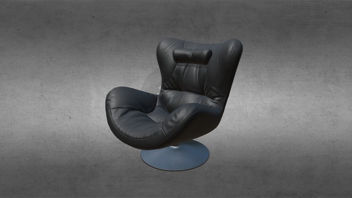 PBR Leather Chair 3D Model