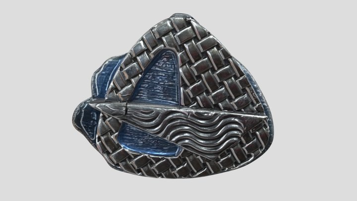 Precious Metal Silver Clay Pendant