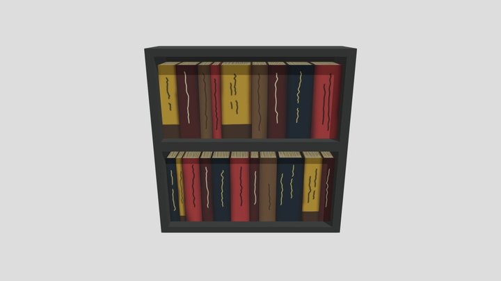 Bookcase 3D Model