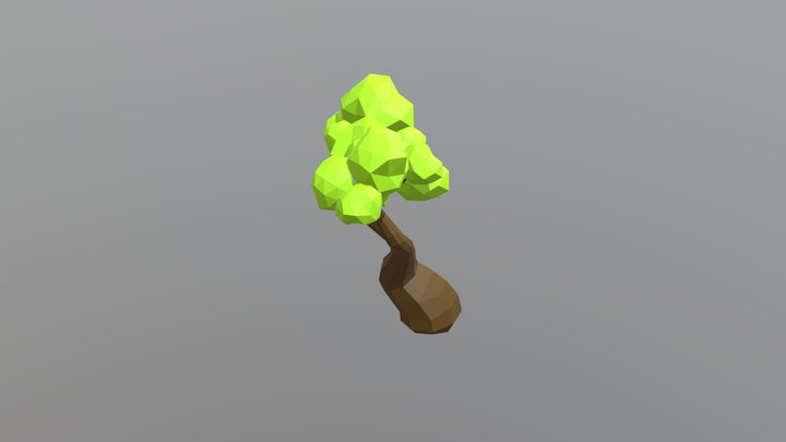 Low Poly Tree 3D Model